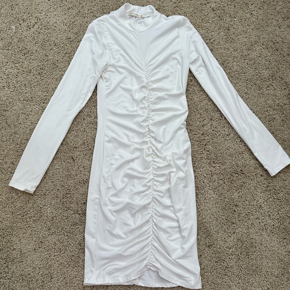 white dress